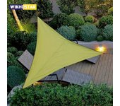 Toldo triangular plegable impermeable de 3 x 3 x 3 m para actividades al aire libre, toldo para patio, tiendas de campaña, tela de sombra 3x3x3M