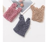 1 bolsa mágica expandible, bolsa para verduras, bolsa de burbujas multiusos de gran capacidad color rosa