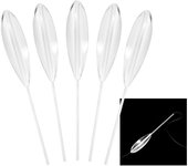 5/10/15/20g corcho de pescado transparente tipo fregadero flotador de pesca acrílico flotador de pesca Bombard 5g
