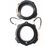 Adaptador de almohadilla de altavoz de 6,5  , 2 uds., montaje con arnés de cables para Hyundai IX35 Kia K3K5