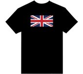 Camiseta - PIXELFORMA - Drapeau du Royaume-Uni - 100% algodón - Manches Courtes - Coupe classique