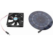 Ventilador de panel solar de 3 W, de bajo ruido y ahorro de energía, miniventilador solar para gallinero e invernadero