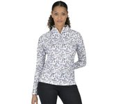 DUBLIN Top de manga larga para mujer/señora Kelsey Horse XS blanco