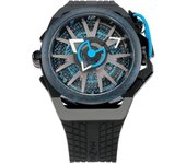 Reloj para hombre Mazzucato Rim Monza con cronógrafo reversible y esfera doble automático F1-BK2925 gris