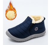 Bairuilun Mujeres/Hombres Botas de Nieve Mantener Caliente Zapatos de Invierno Impermeables 44
