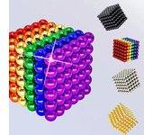 3MM 216 Uds DIY bolas magnéticas cubo magnético mágico Buckyballs niños jugando juegos de Brain Storming rompecabezas construcción juguetes de mesa