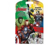 Marvel Avengers Conjunto para colorear (Paquete de 14) One Size negro