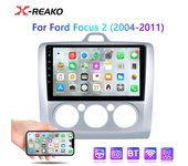 Radio de coche Android 12 de 2 Din para Ford Focus 2 3 Mk2/Mk3 2004-2011 Reproductor de vídeo multimedia GPS Carplay Unidad principal RDS estéreo para automóvil 1+32