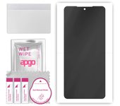 Apgo Hydrogel Privacy Matte Screen Protector para Xiaomi Poco F3, Anti Spy, Película de hidrogel, Flexible, TPU suave con capa de posicionamiento de fácil instalación
