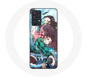 Coque Maniacase pour Samsung Galaxy A32 4G demon slayer tanjiro kamado 8
