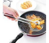 Accesorios de cocina Tamiz multifunción de acero inoxidable, filtro, cuchara, colador de aceite para alimentos fritos, pinza, herramientas de cocina de mano, aparatos