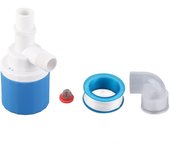 Válvula de flotador automática de nailon para control de nivel de agua segura para calentadores solares de agua. 1/2in