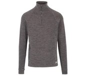 Trespass Harold - Top polar con media cremallera para hombre S azul oscuro