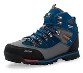 Zapatos de senderismo para hombre, botas de trekking para escalada de montaña de invierno, botas de nieve informales de moda para exteriores de alta calidad dg6 40 azul