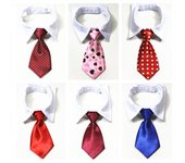 Conveniente corbata para perros, cómoda y linda caricatura, lazo para perros y gatos S 7
