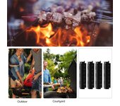 Tienda de campaña térmica para parrilla, 4 Uds., Compatible con piezas de repuesto para parrilla Charbroil, placa protectora térmica de 14 5/8 pulgadas 4Pcs