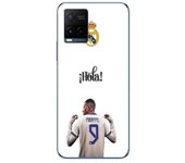 Coque Maniacase pour Vivo Y21 Kylian Mbappe Real Madrid 9 Hola