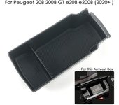 Car Accessories Center Armrest Storage Box Container Organizer For Peugeot 208 e208 308 408 2008 GT e2008 3008 4008 5008 DS7 For 208 2008 2020-