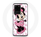 Coque pour Samsung Galaxy S20 Ultra Minnie Mouse Dessin animé mignon rose