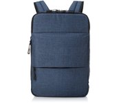 Mochila de negocios con bandeja y soporte frontal, tamaño A4, compatible con PC de 14 pulgadas, color azul marino [Ace Gene] [Incluye teléfono inteligente] azul oscuro
