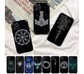 Funda de teléfono con logotipo vikingo para Iphone 8 7 6 6s Plus X Se 2020 Xr Xs 14 11 12 13 Mini Pro Max For iphone 12 pro