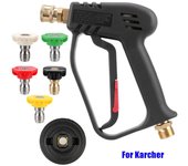 Kit de boquillas de color de alta presión M22 de 14 mm y 4000 PSI para pistola de agua de limpieza Karcher/Nilfisk con 5 conexiones rápidas para limpieza de automóviles