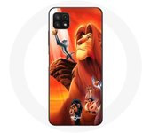 Funda para Samsung Galaxy A22 5G El Rey León Simba y Mufasa