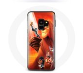 Coque pour Samsung Galaxy S9 plus Le Roi Lion Simba et Mufasa