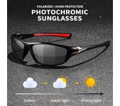 Gafas de sol deportivas polarizadas fotocromáticas vintage para hombre y mujer, para pesca, ciclismo, conducción, montañismo, gafas de sol camaleónicas UV400