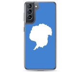 Coque Téléphone - Samsung - Galaxy S21 Plus - Drapeau Antarctique - Souple - Multicolore