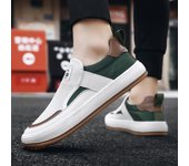 Zapatos de verano para hombre, zapatos de lona de tela de seda helada, zapatos planos casuales negros con cordones, zapatillas sin cuero, zapatos suaves para caminar a la moda 39 negro