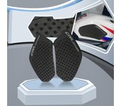 Calcomanías negras para motocicleta, pegatinas de goma, pegatinas para tanque de combustible para honda cbr600rr cbr 600rr cbr 600 rr 2003 2004 2005 negro