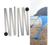 Tienda de campaña postes para acampar con sombra de playa fácil de llevar 1.8M