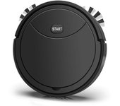 Aspiradora robot 3 en 1 para suelos húmedos y secos, fregadora, aspiradora de polvo, barredora eléctrica recargable, limpiadora de suelos inteligente blanco