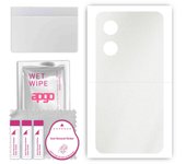 apgo Protective Skin Sticker for the back compatible with Honor Play 40S, Wrap Film, Foil, Vinyl - Pattern Matte Transparent