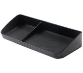 Para Toyota Corolla Cross Caja de Almacenamiento de Tablero Bandeja de Coche Almacenamiento de Tablero Detrás de la Consola Organizador de Plástico de Pantalla Cente Q3Z6 negro