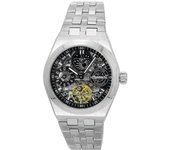 Ingersoll The Broadway Dual Time Skeleton esfera negra automático I12901 reloj para hombre negro