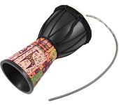 Tambor de resorte de 4 pulgadas, instrumento de efecto de sonido, tambor de trueno portátil ligero de PVC Type A