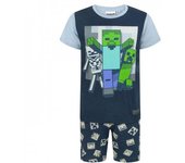 Minecraft Boys Undead Shorts Conjunto de pijama 8 Years azul