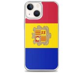 Funda iPhone - Andorra - iPhone 13 mini - Souple - Multicolore - Motivo Drapeau