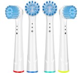Cabezales de repuesto suaves y sensibles para cabezales de cepillo de dientes Oral B compatibles con cepillo de dientes eléctrico Oral B 4Pcs Brush Heads