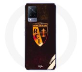 Coque Vivo v21 5G rcl lens orange fond noir