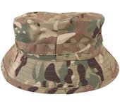 Sombrero Boonie con hebilla ajustable, ala corta, tela Oxford impermeable, sombrero de pescador para viajes de pesca camuflaje