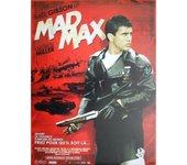 MAD MAX Affiche Cinema Originale ROULEE Petit formato 53x40cm Póster de la película Mel Gibson Ressortie