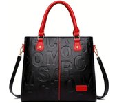 Bolso tipo cartera con asa superior a la moda, bolso bandolera moderno, bolso de mano informal para mujer, bolso de hombro y cartera 31*29*9.6cm rojo
