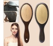 With Steel Needle Steel Hair Brush Wood Hair Brush Scalp Airbag Hair brush Head Massage Brush 01