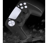 Kit de funda de goma protectora de piel con cubierta de agarre de silicona para controlador PlayStation 5 PS5