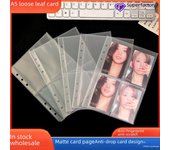 Repuesto para álbum de tarjetas mate esmerilado - Páginas de 7,6 cm (4 cuadrículas) y 12,7 cm (2 cuadrículas) para guardar tarjetas pequeñas