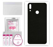apgo Protective Skin Sticker for the back compatible with Huawei Y7 Prime (2019) Enjoy 9, Wrap Film, Foil, Vinyl - Pattern Matrix