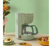 Cafetera y tetera de goteo compacta americana para el hogar o la oficina